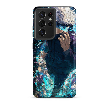 Jujutsu Kaisen Gojo Satoru Tough case for Samsung, Anime Fan Art - Chromavolt