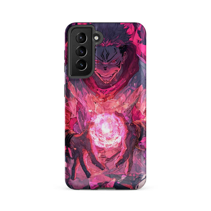 Jujutsu Kaisen Samsung Case, Ryomen Sukuna Tough Anime Case for Samsung - Chromavolt