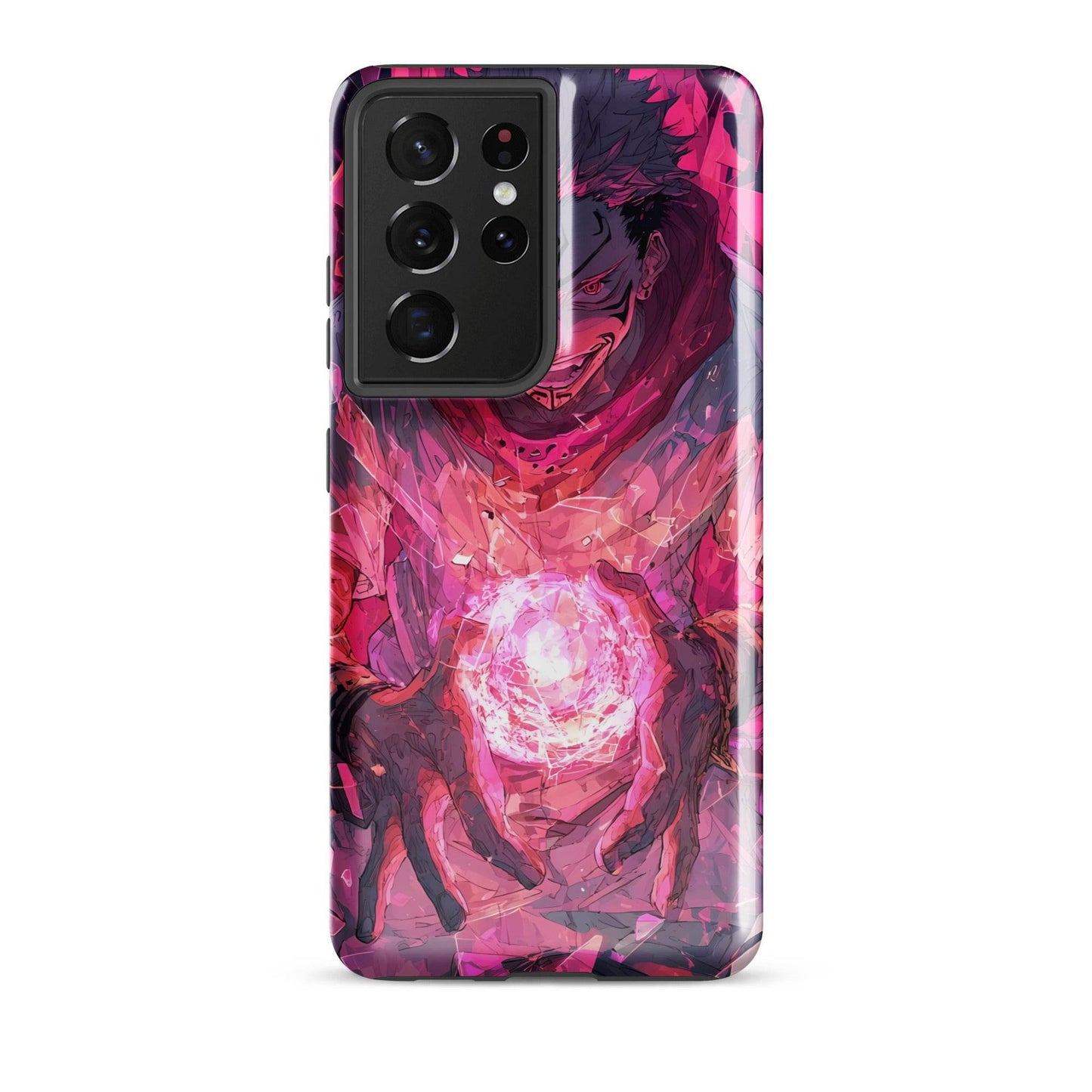 Jujutsu Kaisen Samsung Case, Ryomen Sukuna Tough Anime Case for Samsung - Chromavolt