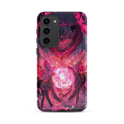 Jujutsu Kaisen Samsung Case, Ryomen Sukuna Tough Anime Case for Samsung - Chromavolt