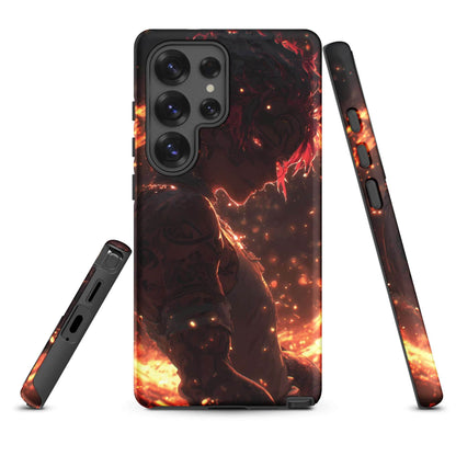 Kaelen, The Emberheart, Original Anime Character Tough case for Samsung® - Chromavolt