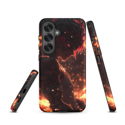 Kaelen, The Emberheart, Original Anime Character Tough case for Samsung® - Chromavolt