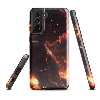 Kaelen, The Emberheart, Original Anime Character Tough case for Samsung® - Chromavolt