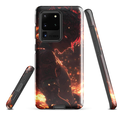 Kaelen, The Emberheart, Original Anime Character Tough case for Samsung® - Chromavolt