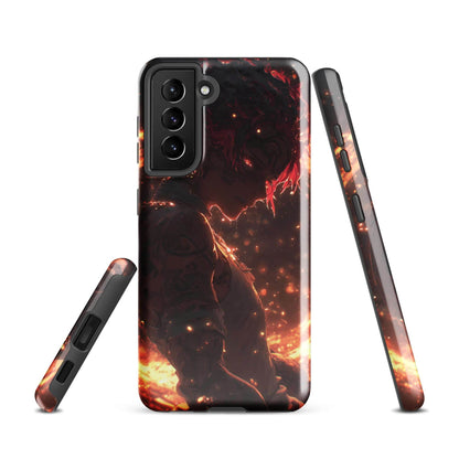 Kaelen, The Emberheart, Original Anime Character Tough case for Samsung® - Chromavolt