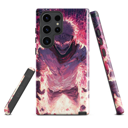 Ryomen Sukuna Samsung Phone Case, Jujutsu Kaisen Anime Fan Art - Chromavolt