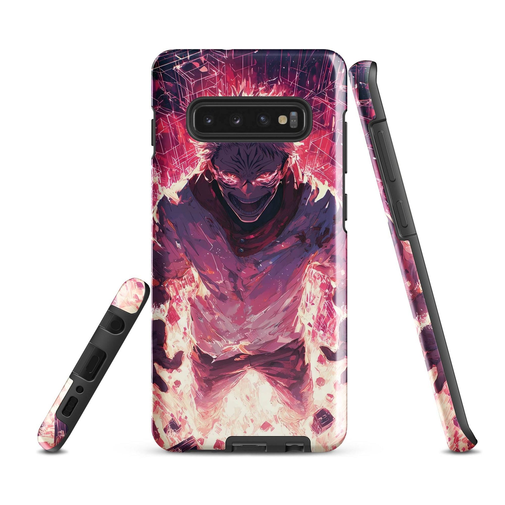 Ryomen Sukuna Samsung Phone Case, Jujutsu Kaisen Anime Fan Art - Chromavolt