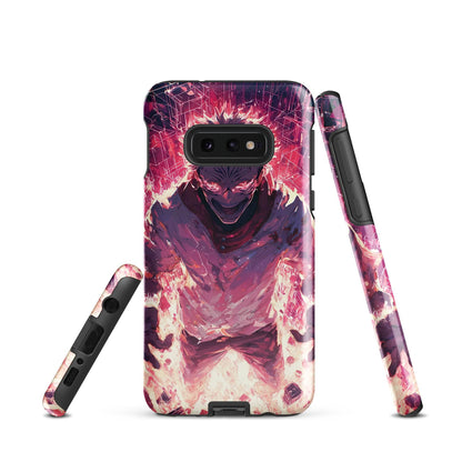 Ryomen Sukuna Samsung Phone Case, Jujutsu Kaisen Anime Fan Art - Chromavolt