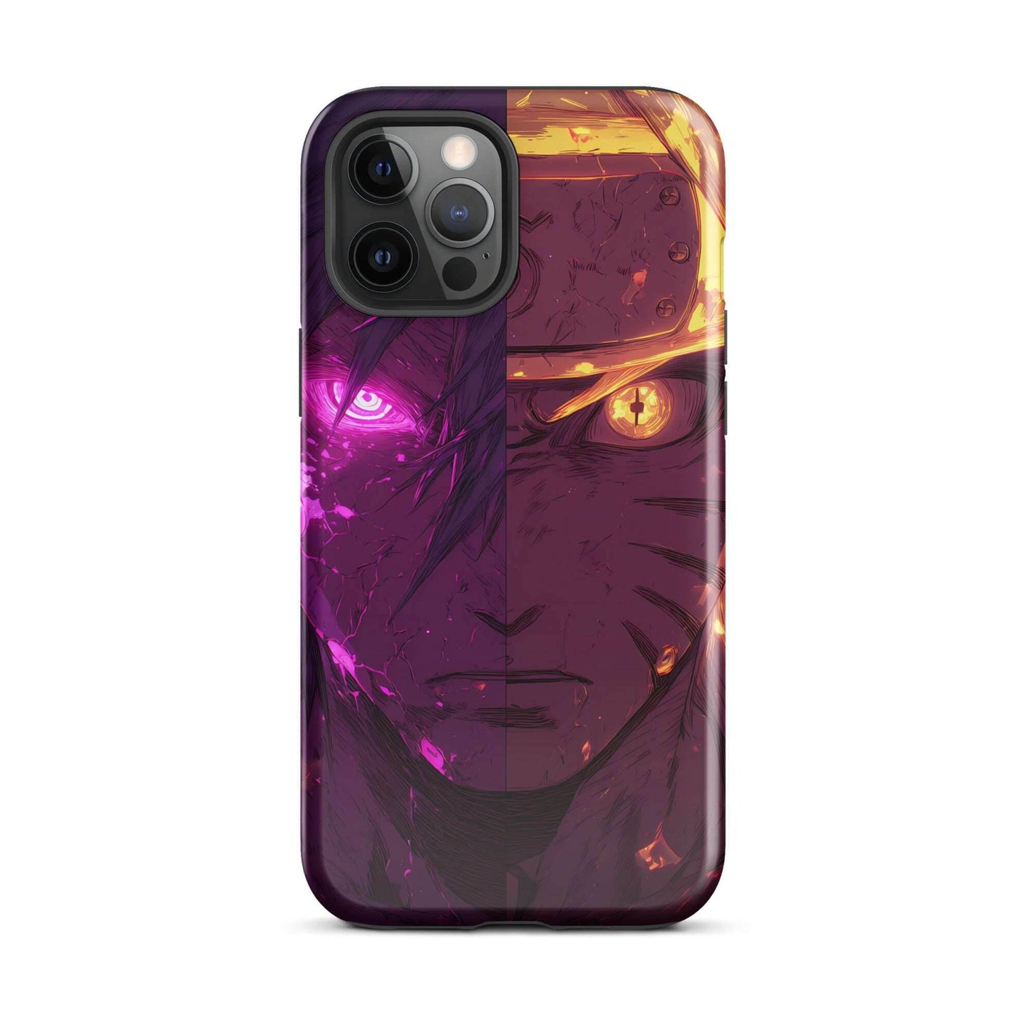 Sasuke Uchiha and Naruto Uzumaki, Naruto Shippuden Anime Tough Case for iPhone - Chromavolt