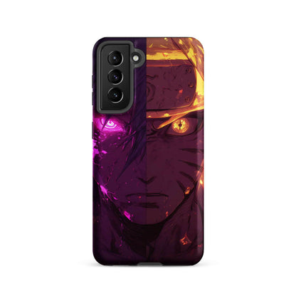 Sasuke Uchiha and Naruto Uzumaki, Naruto Shippuden Anime Tough case for Samsung - Chromavolt