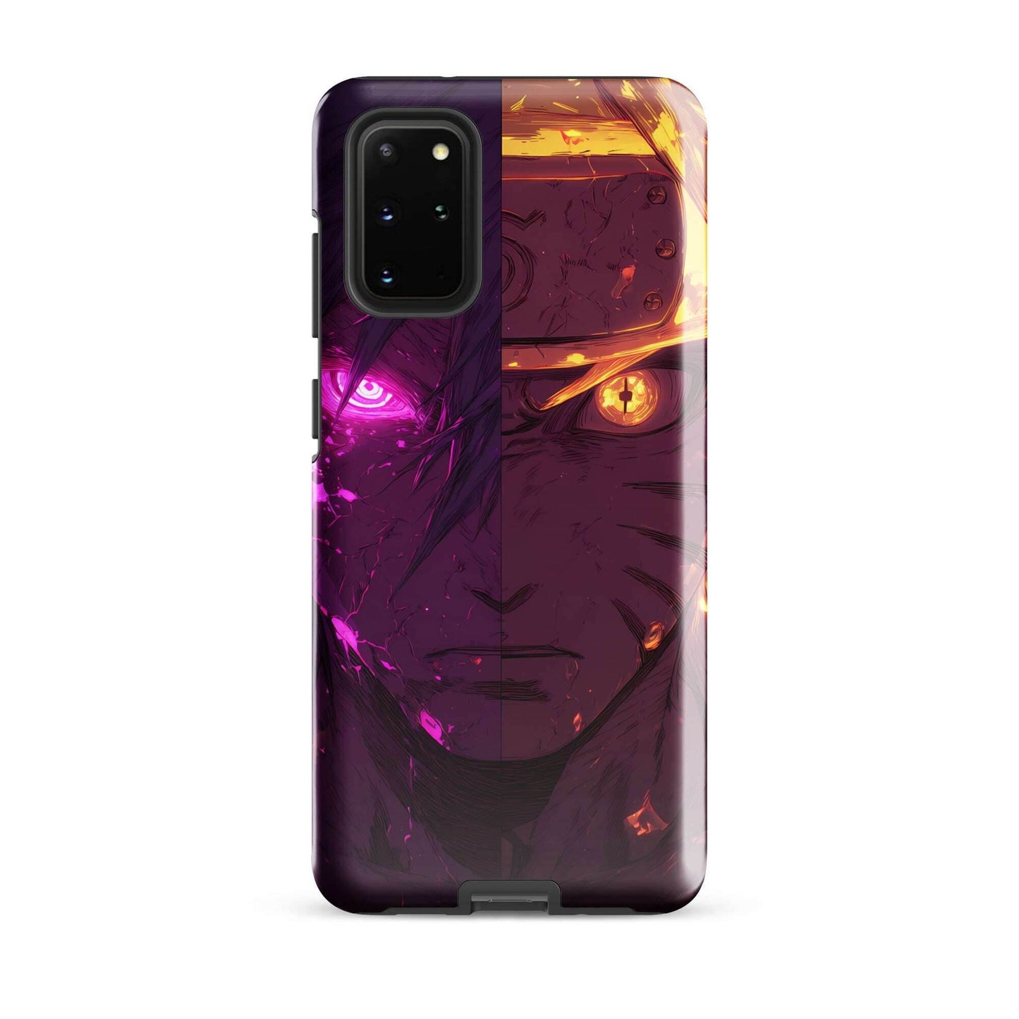 Sasuke Uchiha and Naruto Uzumaki, Naruto Shippuden Anime Tough case for Samsung - Chromavolt