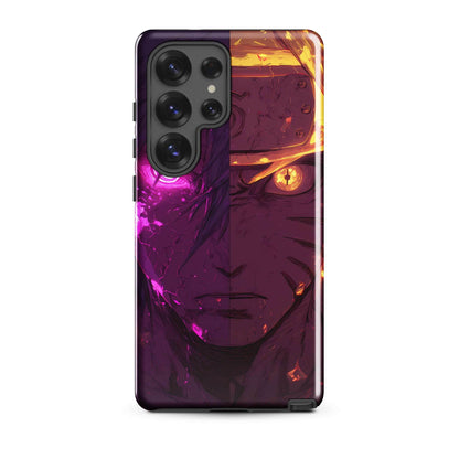 Sasuke Uchiha and Naruto Uzumaki, Naruto Shippuden Anime Tough case for Samsung - Chromavolt