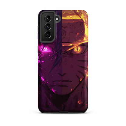 Sasuke Uchiha and Naruto Uzumaki, Naruto Shippuden Anime Tough case for Samsung - Chromavolt