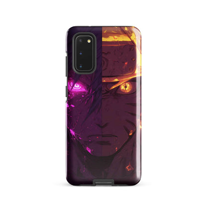 Sasuke Uchiha and Naruto Uzumaki, Naruto Shippuden Anime Tough case for Samsung - Chromavolt