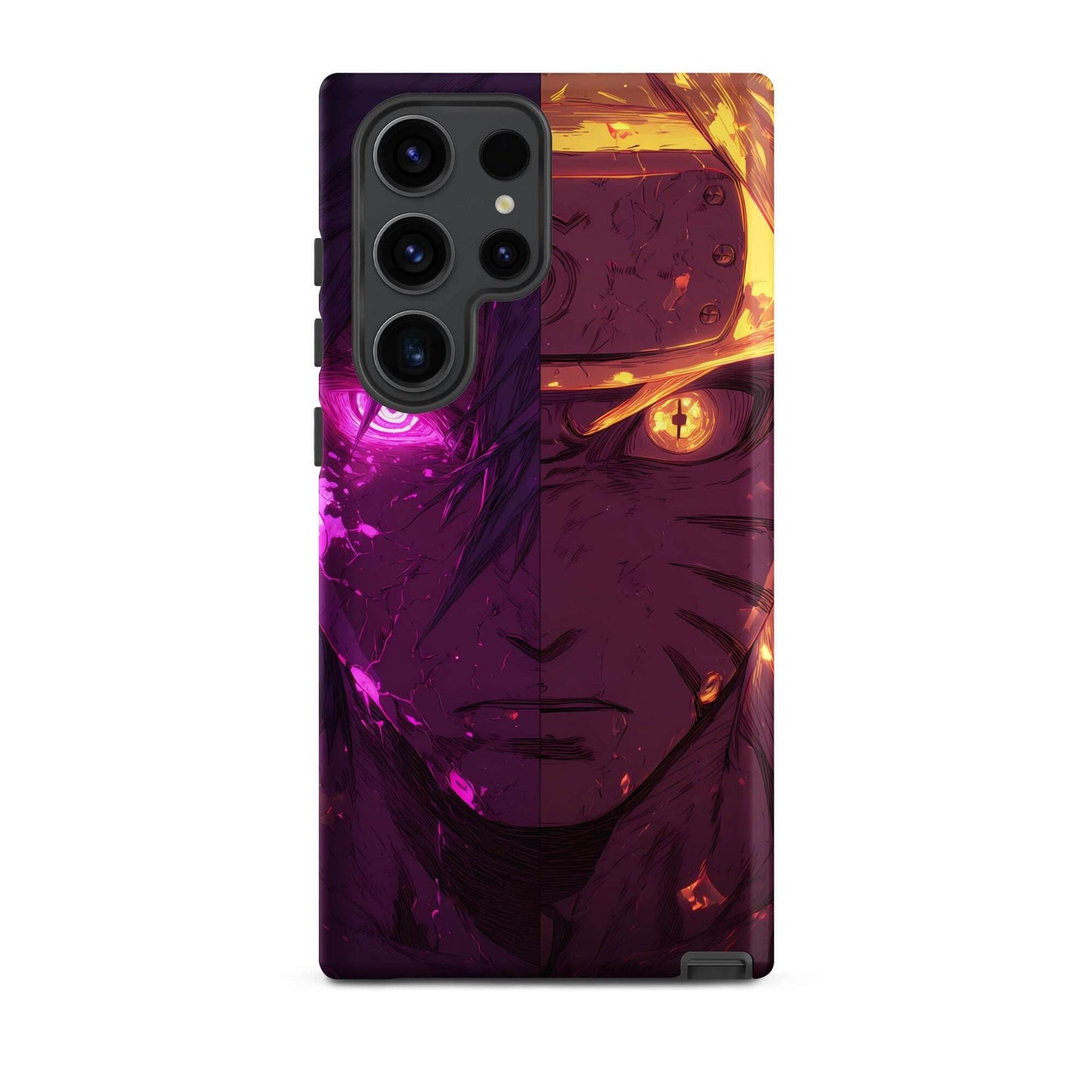 Sasuke Uchiha and Naruto Uzumaki, Naruto Shippuden Anime Tough case for Samsung - Chromavolt