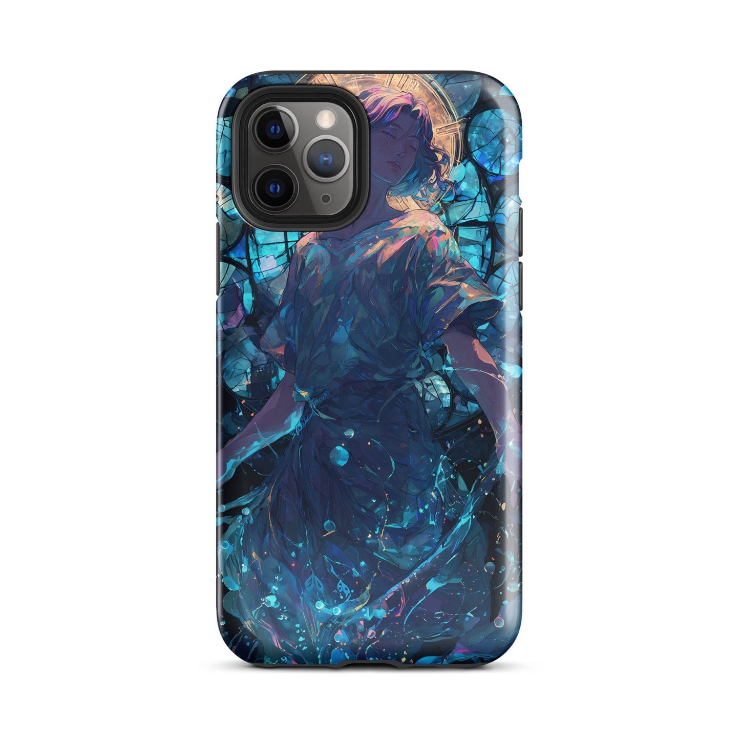 Aquarius Zodiac Sign Fan Art Tough Case for iPhone® - Chromavolt