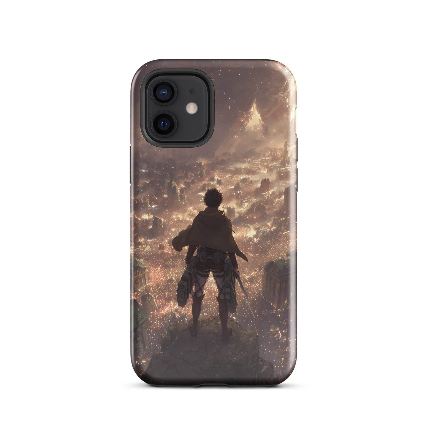 Eren Jaeger, Attack On Titan Anime Fan Art Tough Case for iPhone® - Chromavolt