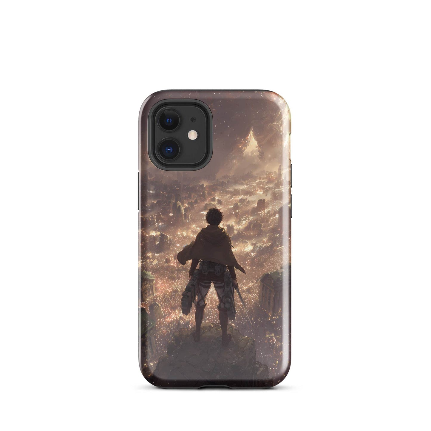 Eren Jaeger, Attack On Titan Anime Fan Art Tough Case for iPhone® - Chromavolt