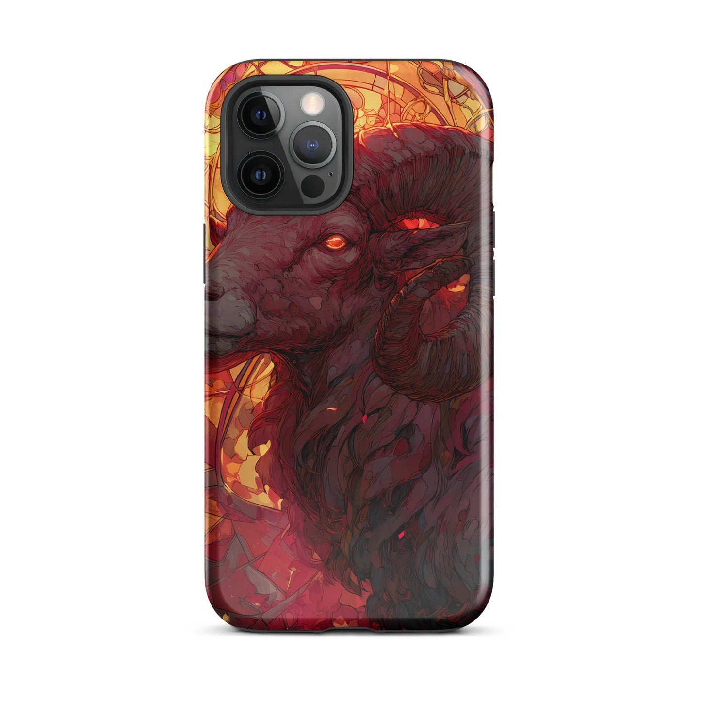 Aries Zodiac Sign Fan Art Tough Case for iPhone® - Chromavolt