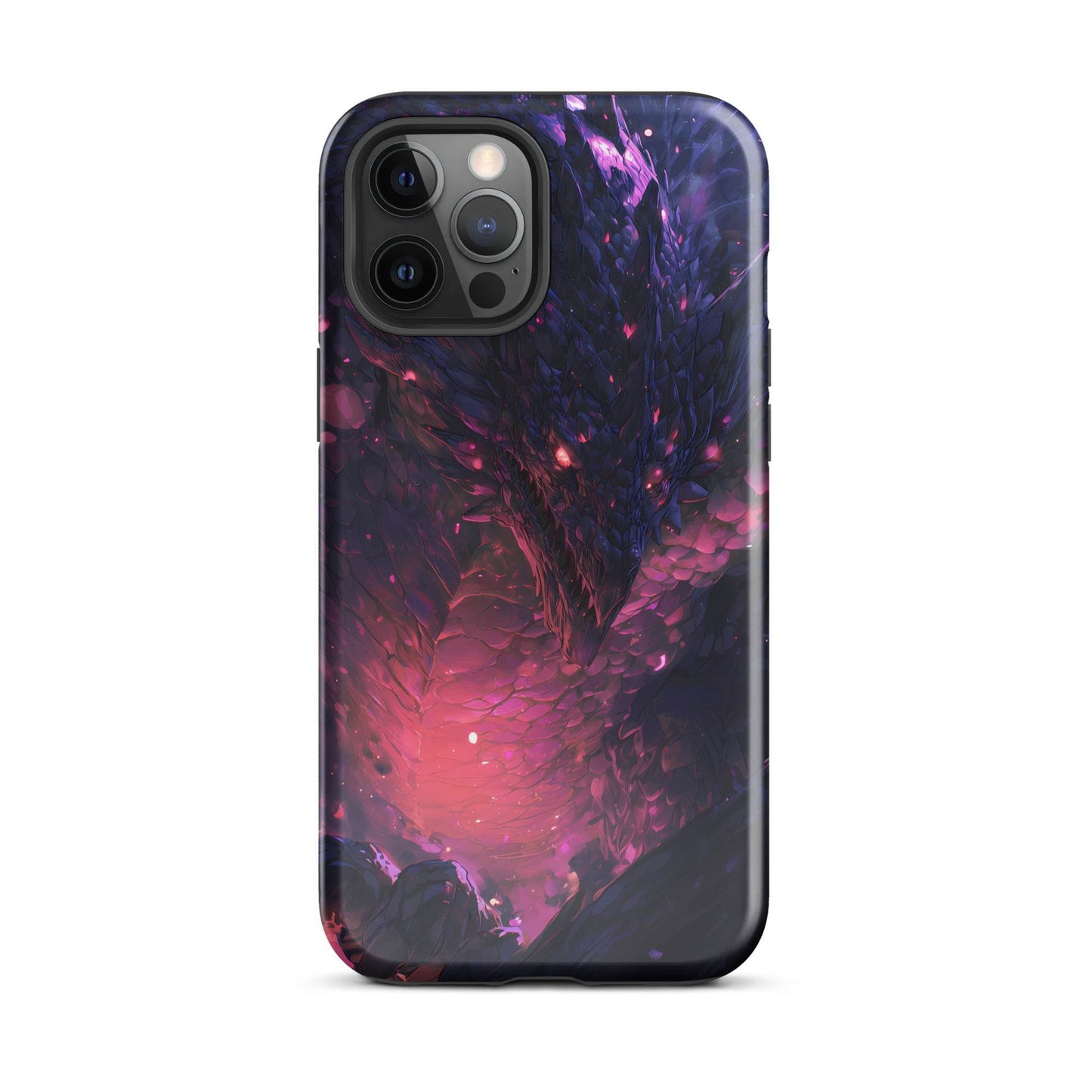 Darkness Dragon: The Void Warden Tough Case for iPhone® - Chromavolt