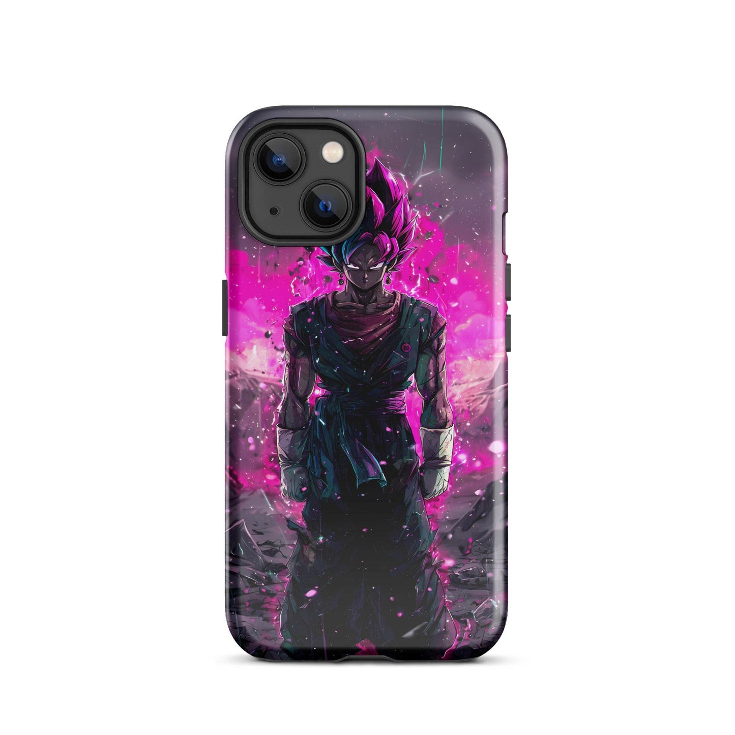 Super Saiyan Blue and Pink Rose Vegito, Dragon Ball Super Anime Fan Art Tough Case for iPhone® - Chromavolt