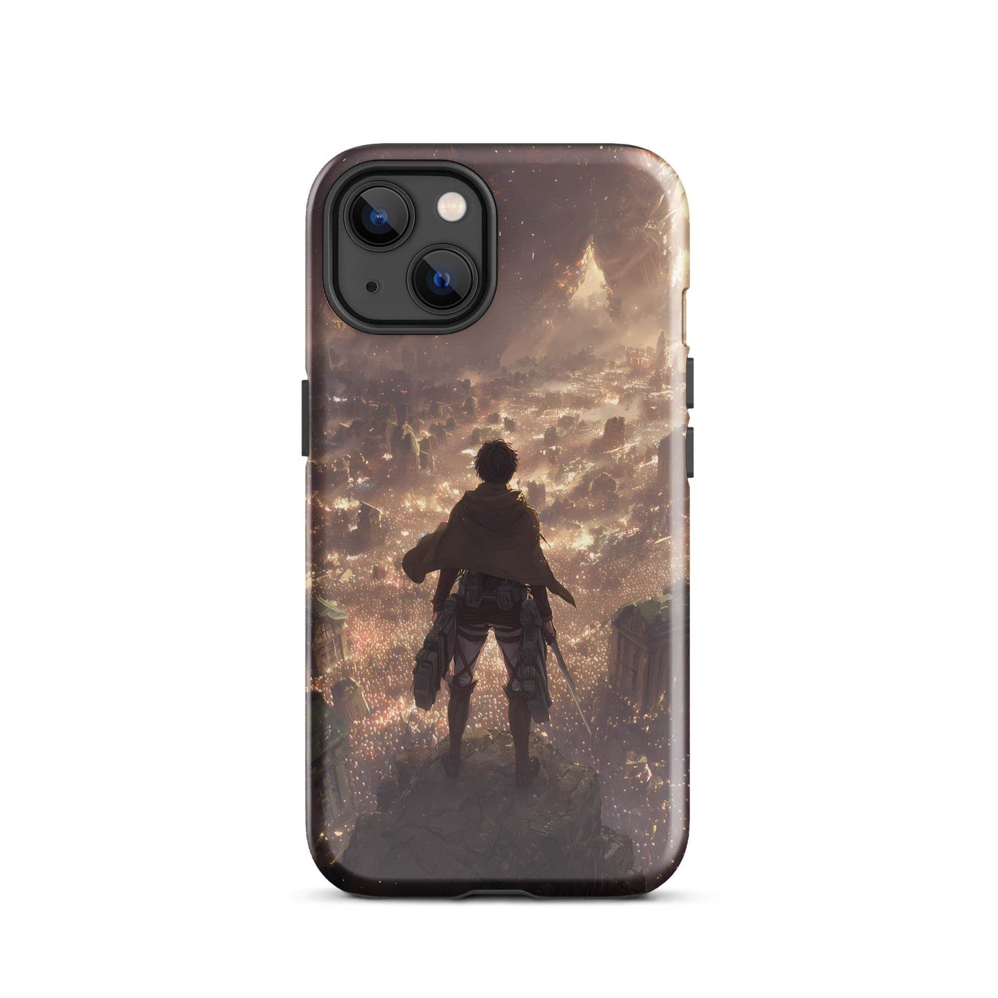 Eren Jaeger, Attack On Titan Anime Fan Art Tough Case for iPhone® - Chromavolt
