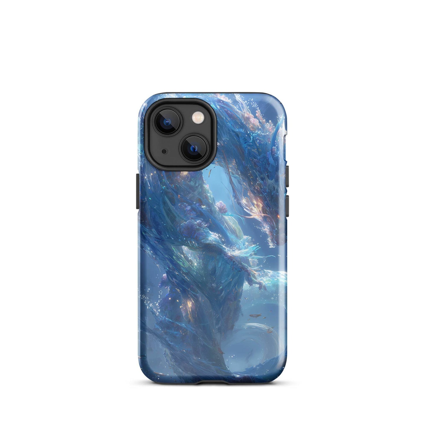 Water Dragon: The Serpent of Serenity Tough Case for iPhone® - Chromavolt