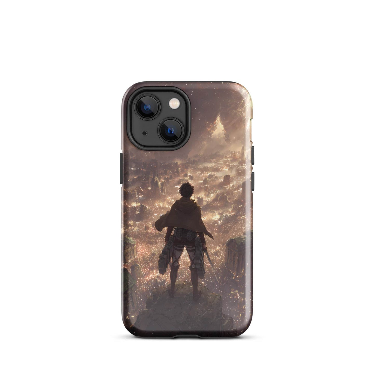 Eren Jaeger, Attack On Titan Anime Fan Art Tough Case for iPhone® - Chromavolt