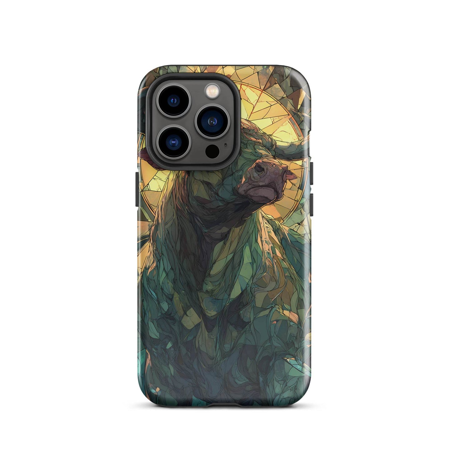 Taurus Zodiac Sign Fan Art Tough Case for iPhone® - Chromavolt