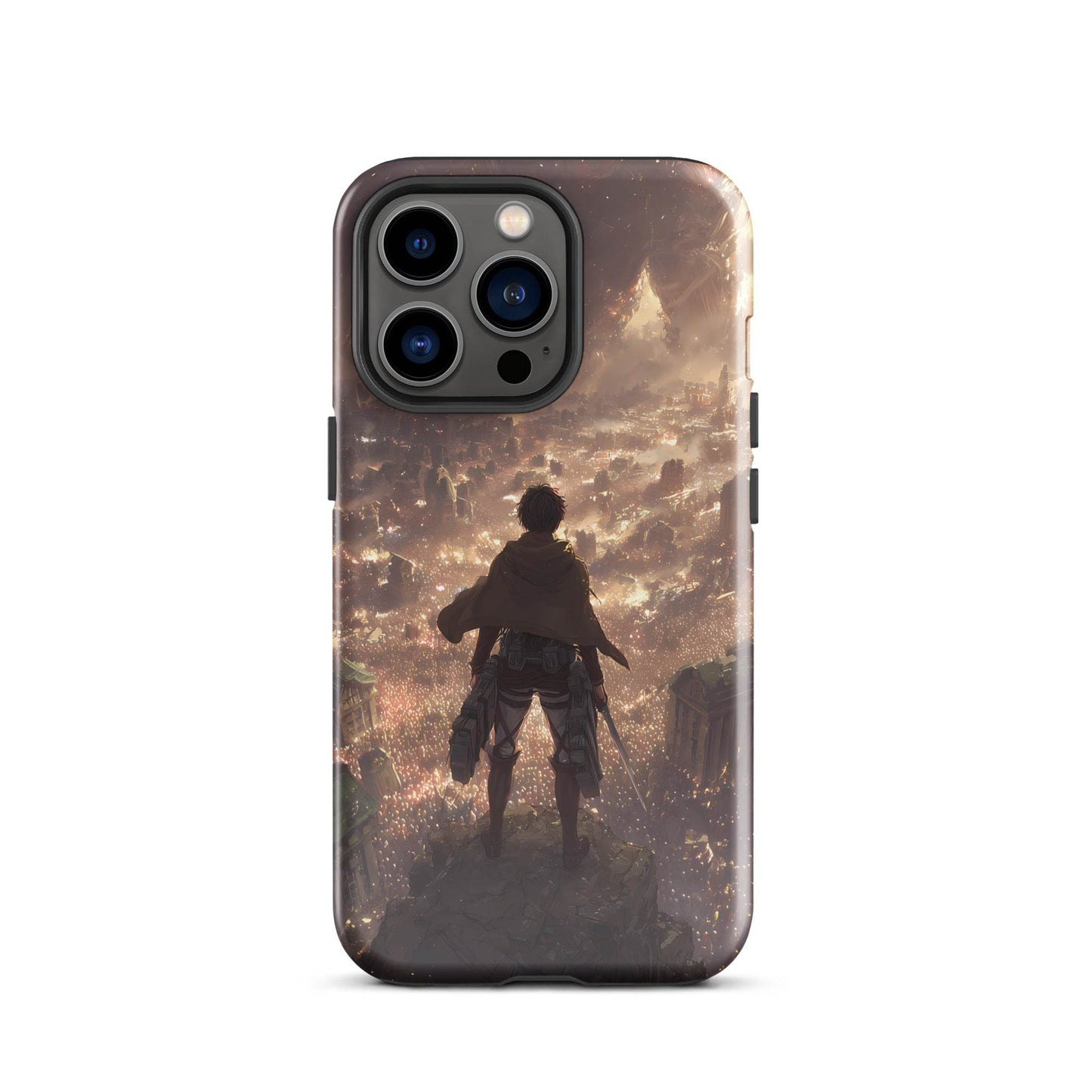 Eren Jaeger, Attack On Titan Anime Fan Art Tough Case for iPhone® - Chromavolt