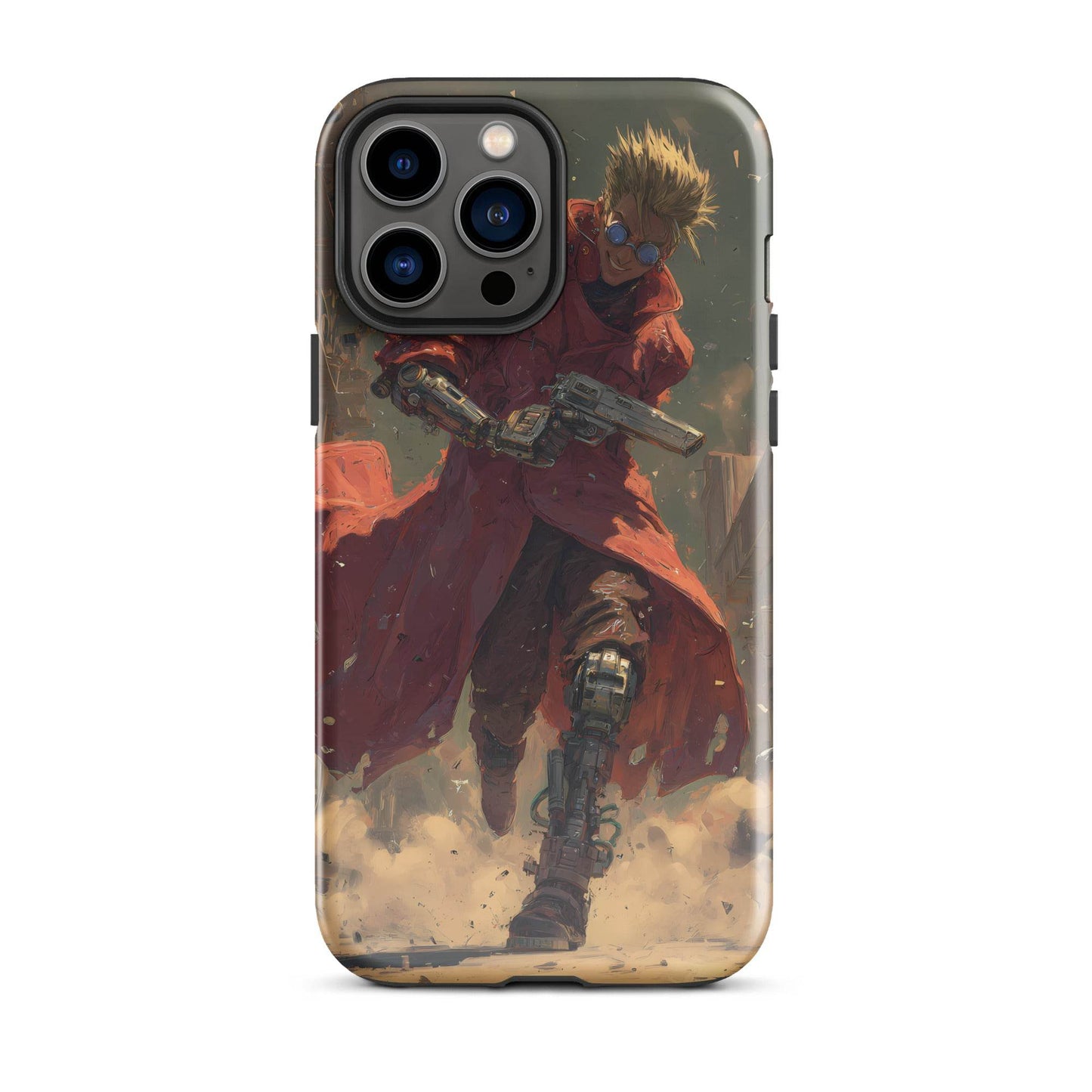 Vash the Stampede, Trigun Anime Fan Art Tough Case for iPhone® - Chromavolt
