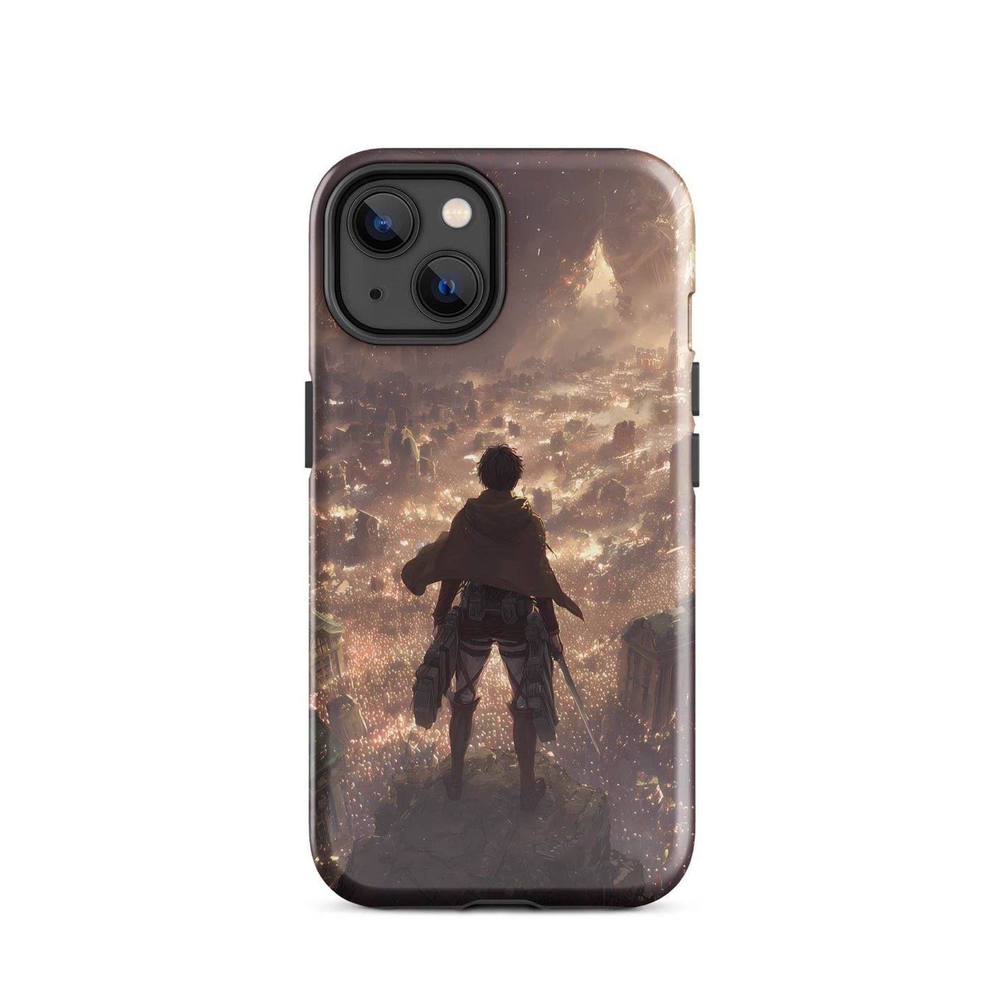 Eren Jaeger, Attack On Titan Anime Fan Art Tough Case for iPhone® - Chromavolt
