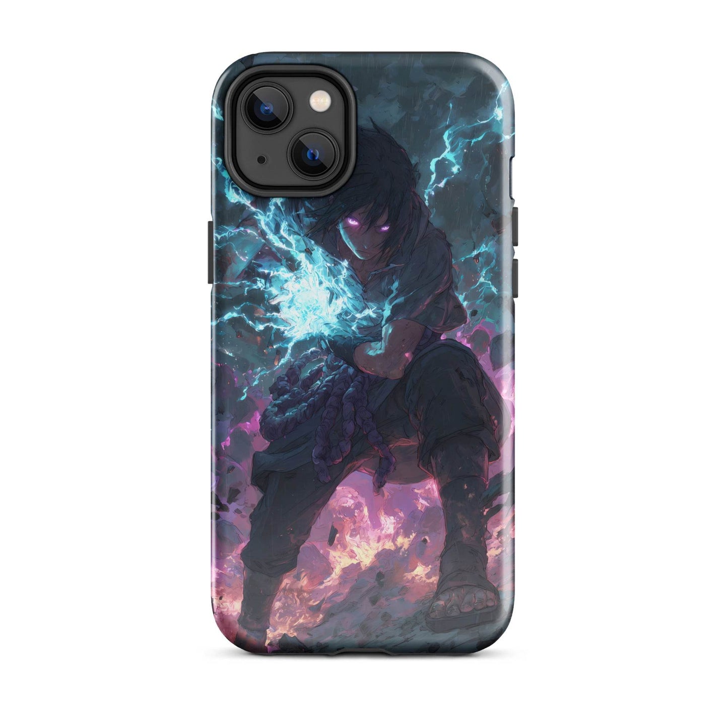 Sasuke Uchiha Chidori, Naruto Shippuden Tough Case for iPhone® - Chromavolt