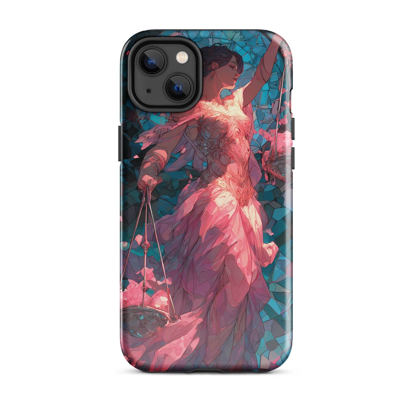 Libra Zodiac Sign Fan Art Tough Case for iPhone® - Chromavolt