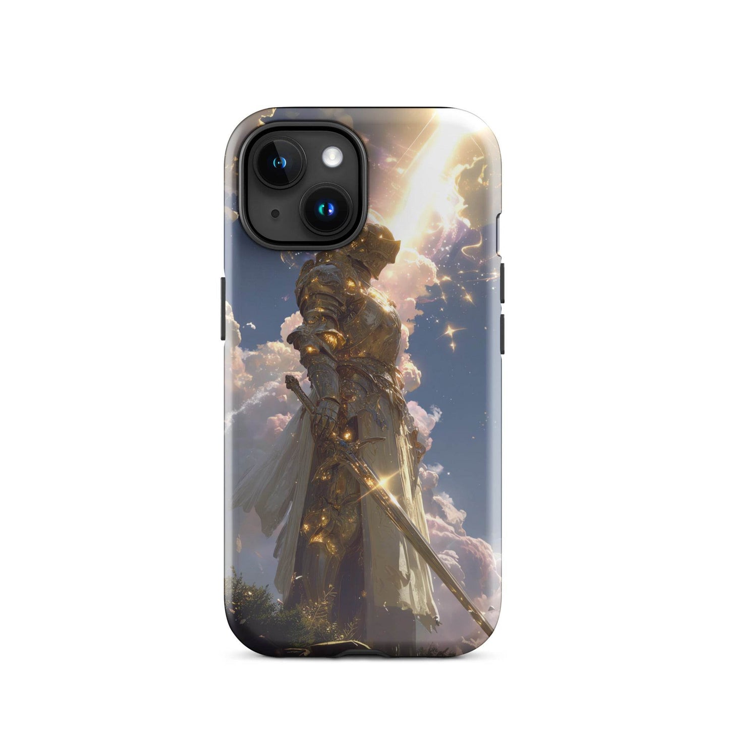 Light Elemental Knight, Original Anime Art Tough Case for iPhone® - Chromavolt