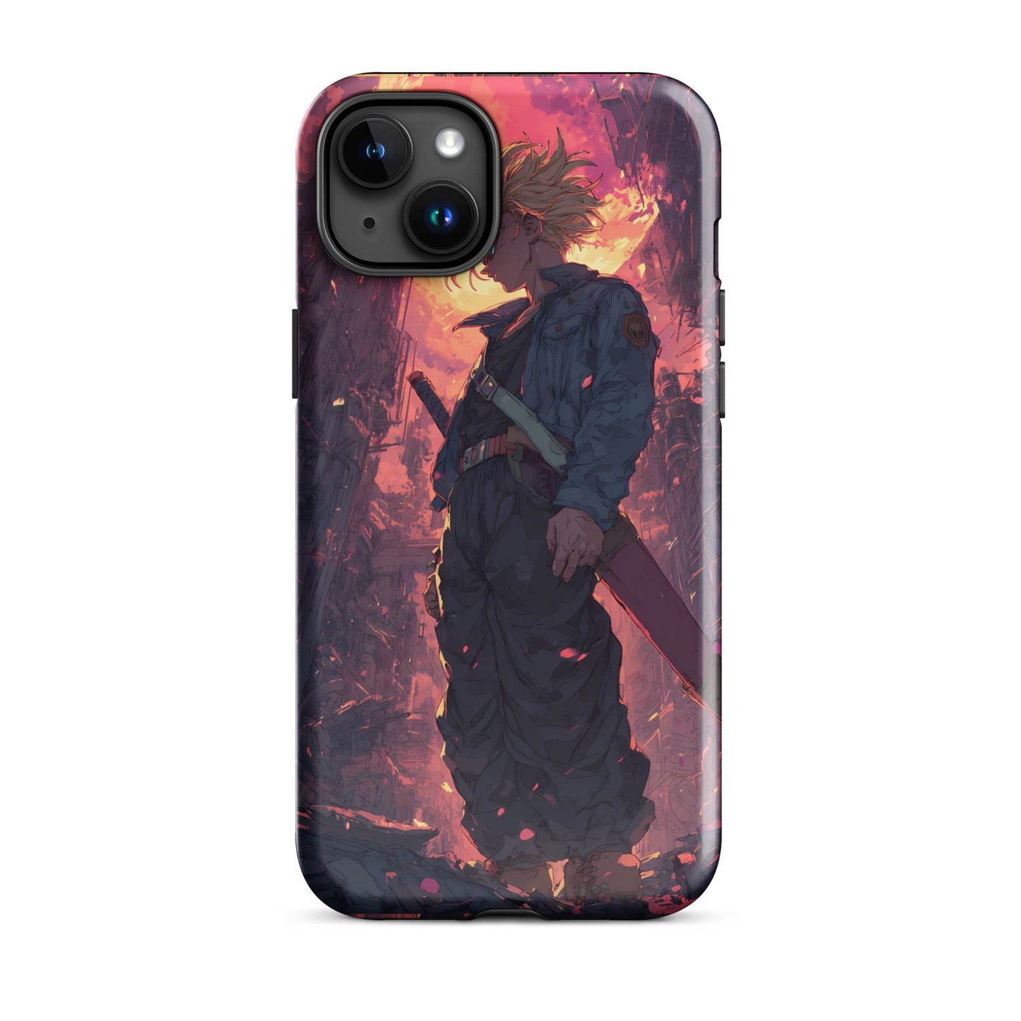 Super Saiyan Trunks Dragon Ball Z Tough Case for iPhone® - Chromavolt