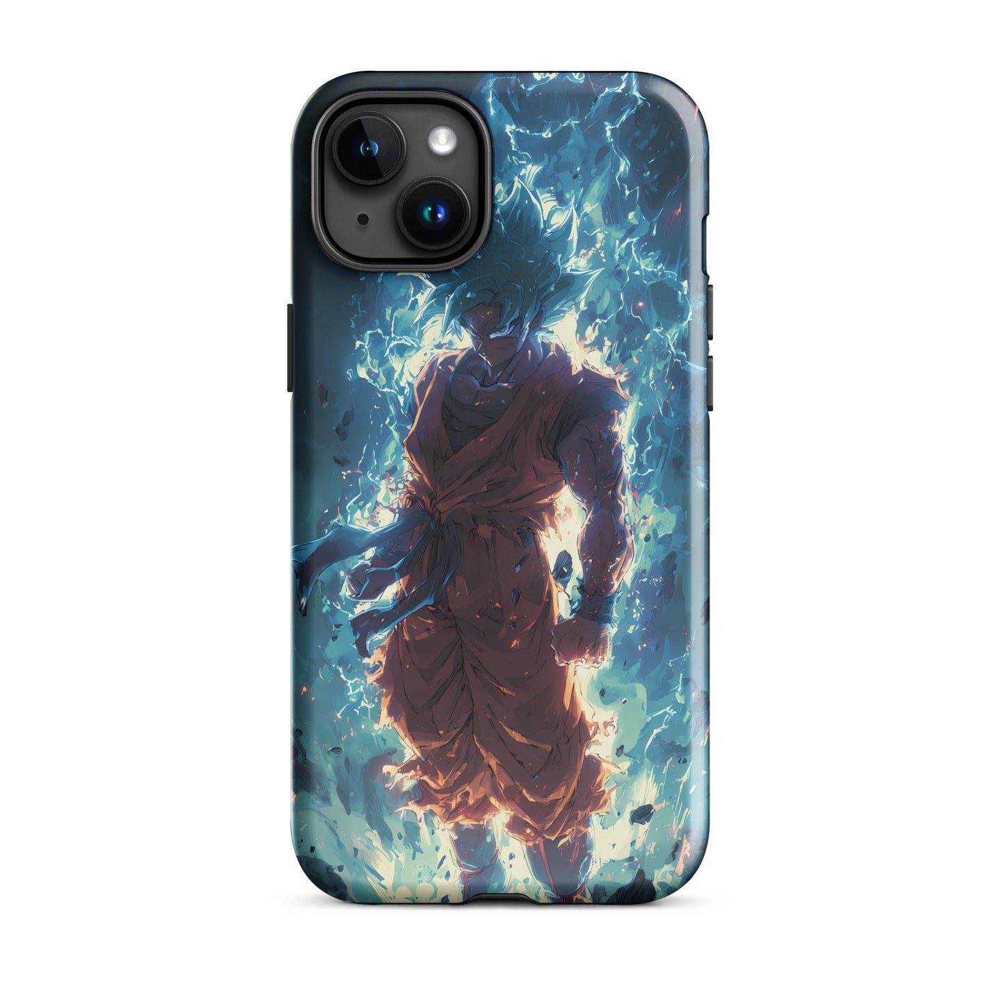 Super Saiyan Blue Goku, Dragon Ball Super Anime Fan Art Tough Case for iPhone® - Chromavolt