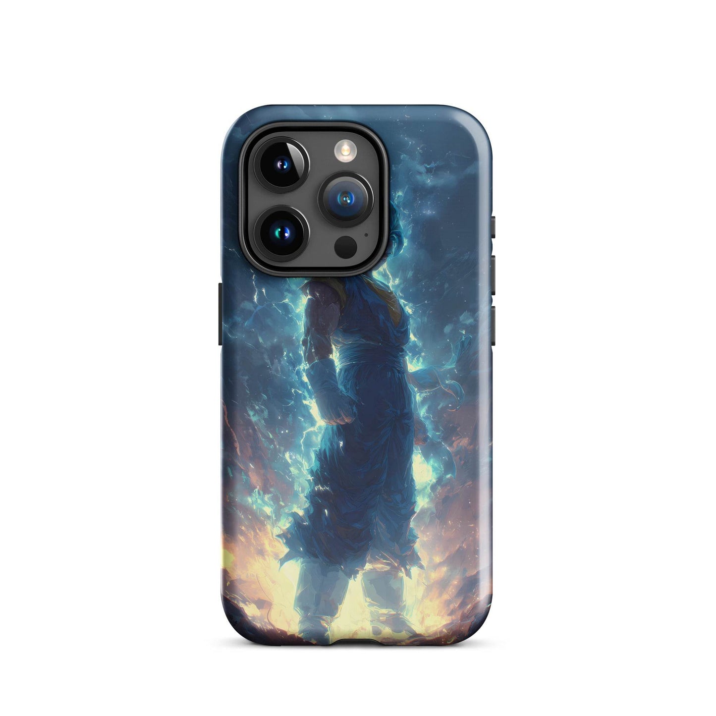 Super Saiyan Blue Vegito, Dragon Ball Super Anime Fan Art Tough Case for iPhone® - Chromavolt
