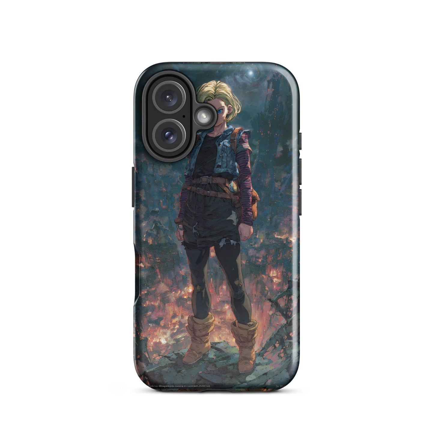 Android 18 Dragon Ball Z Anime Tough Case for iPhone® - Chromavolt