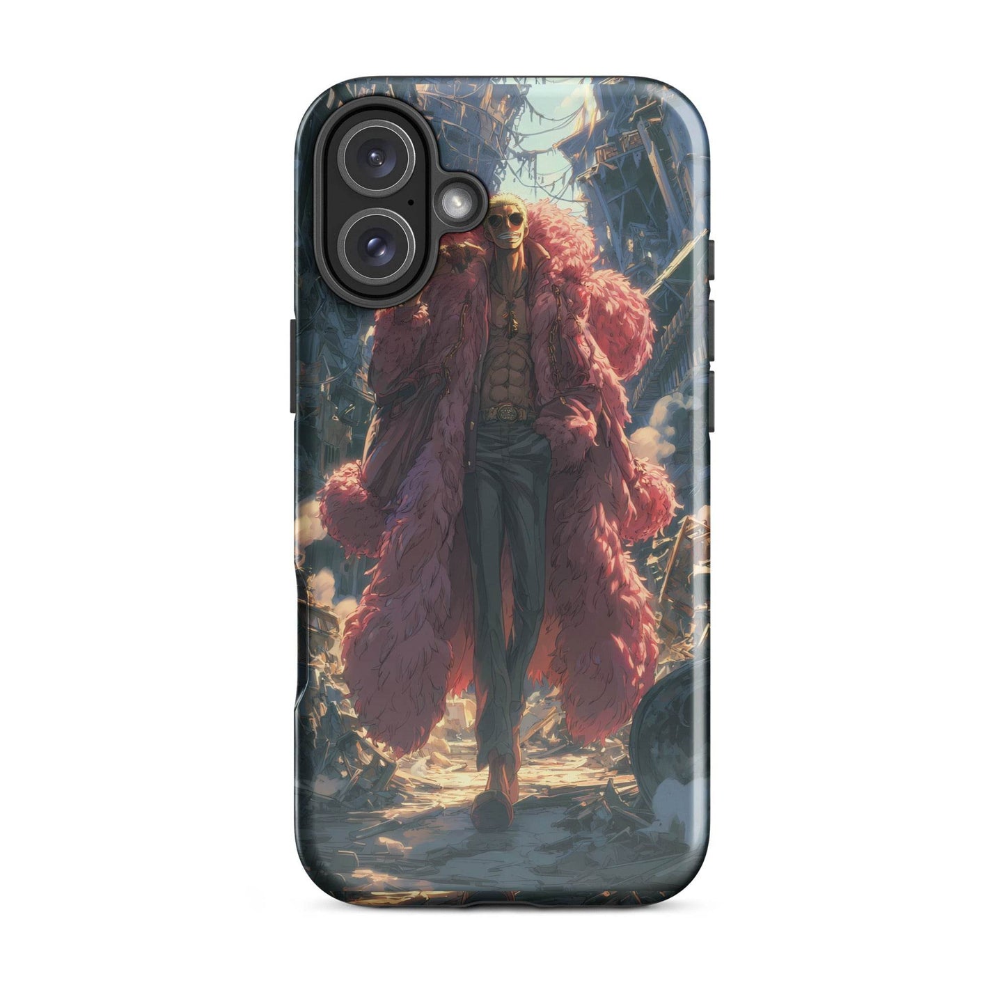 Donquixote Doflamingo King of Dressrosa, One Piece Anime Tough Case for iPhone® - Chromavolt