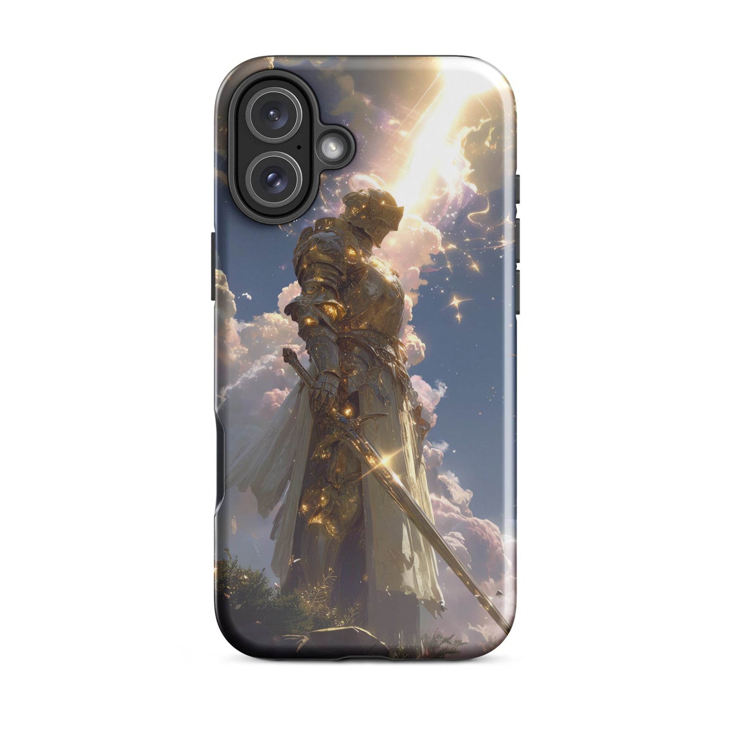 Light Elemental Knight, Original Anime Art Tough Case for iPhone® - Chromavolt