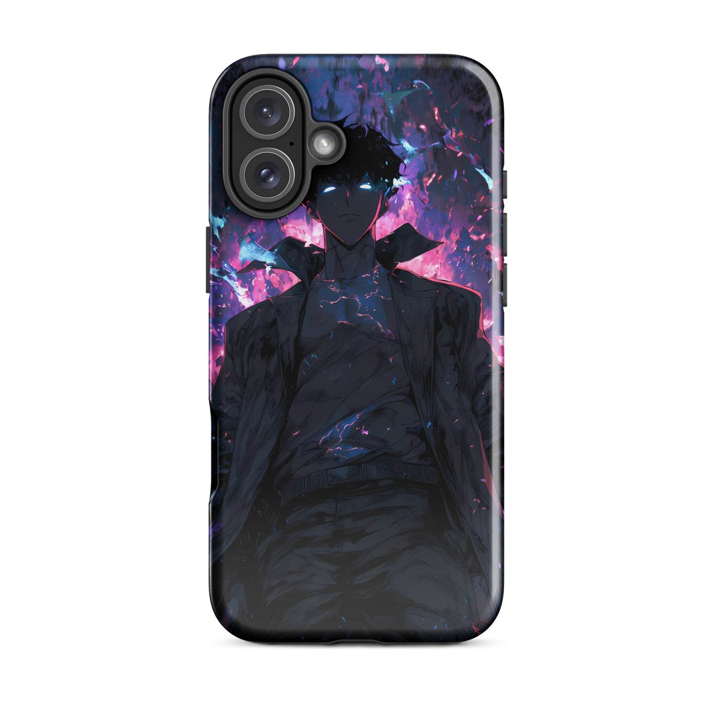 Solo Leveling Sung Jin Woo Anime Fan Art Tough Case for iPhone® - Chromavolt