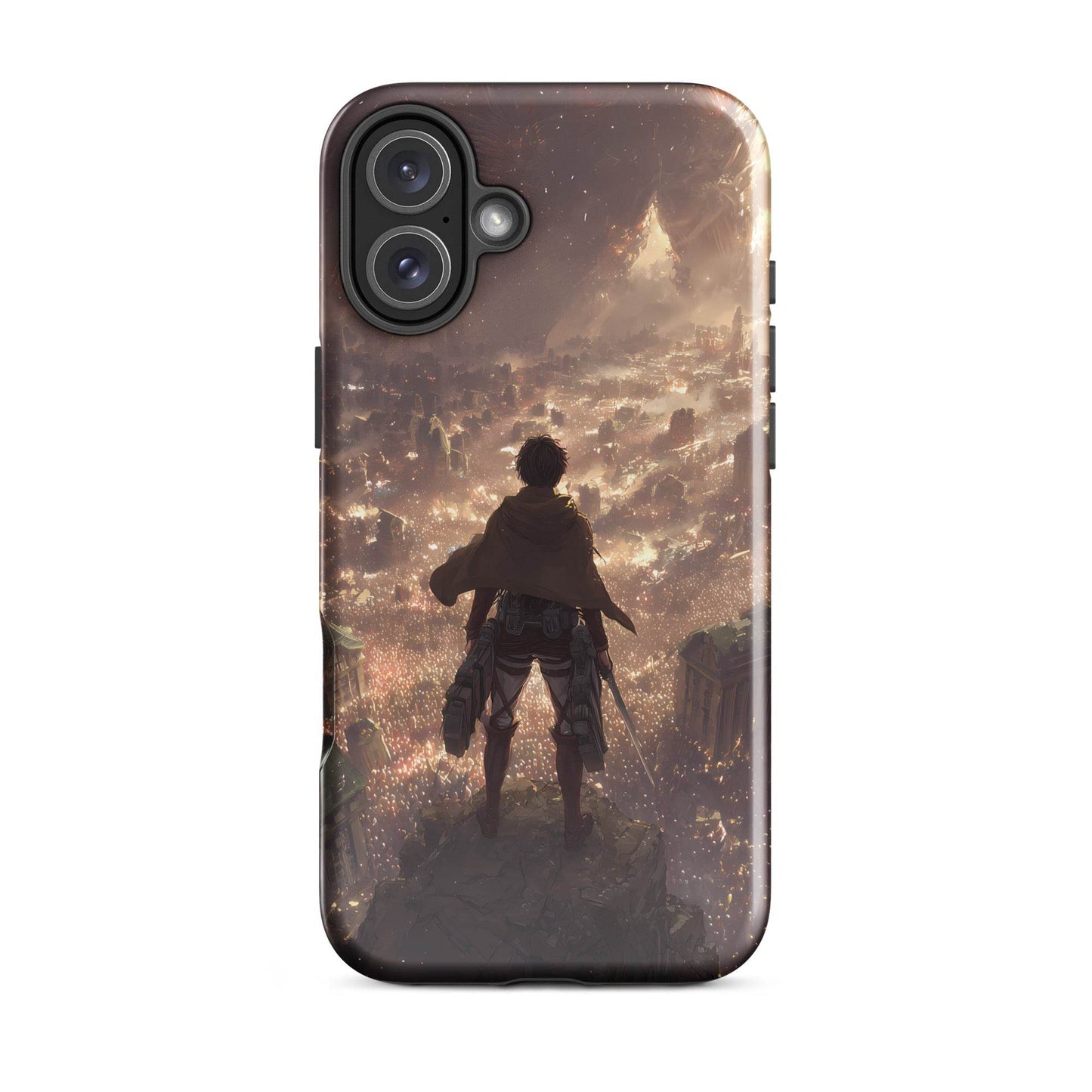 Eren Jaeger, Attack On Titan Anime Fan Art Tough Case for iPhone® - Chromavolt