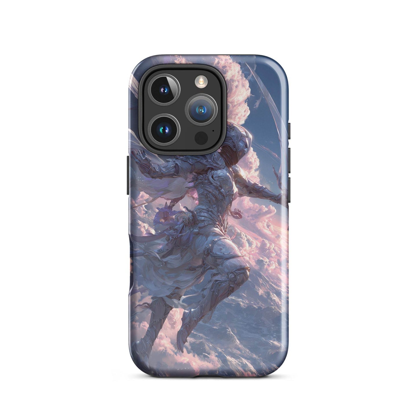 Wind Elemental Knight, Original Anime Art Tough Case for iPhone® - Chromavolt