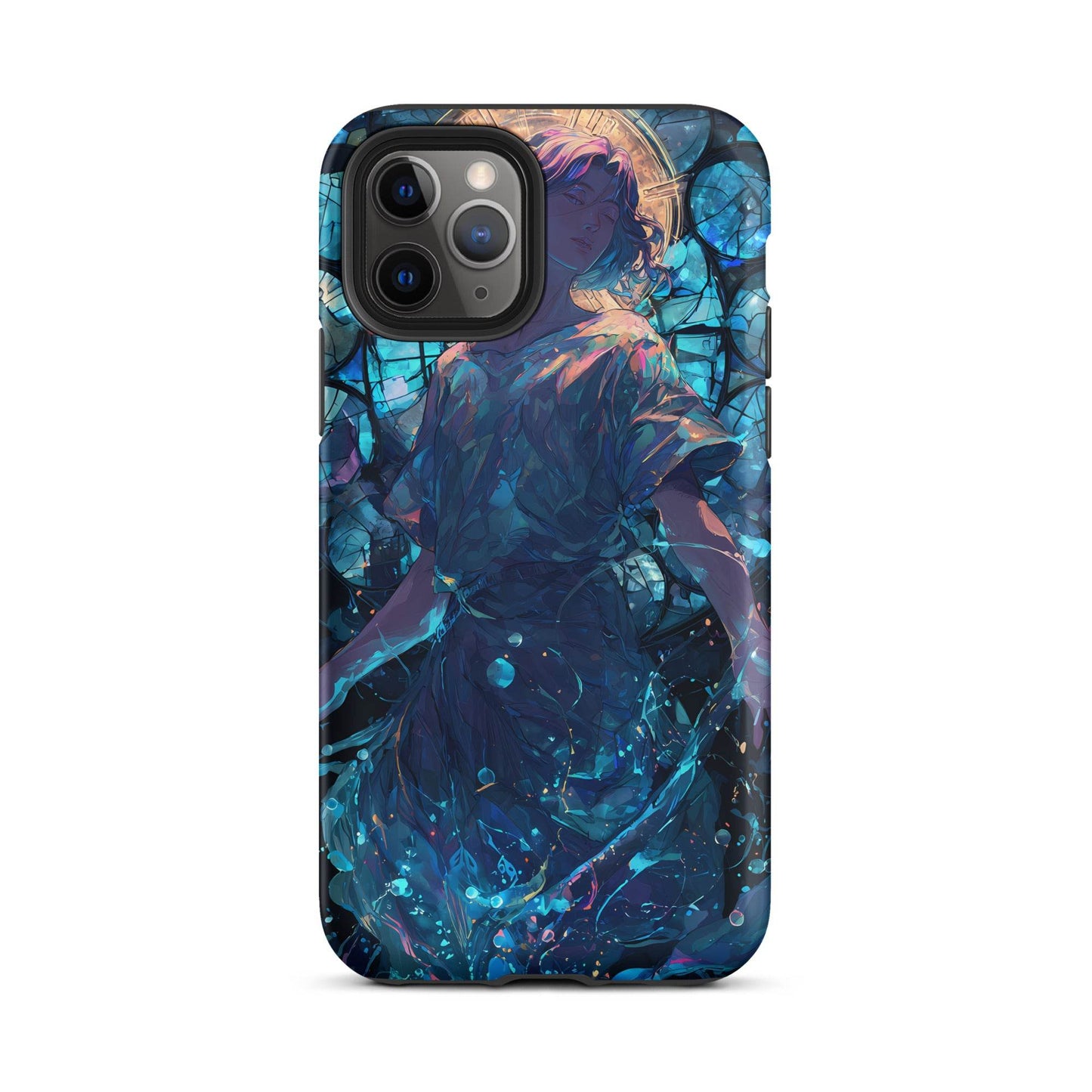 Aquarius Zodiac Sign Fan Art Tough Case for iPhone® - Chromavolt