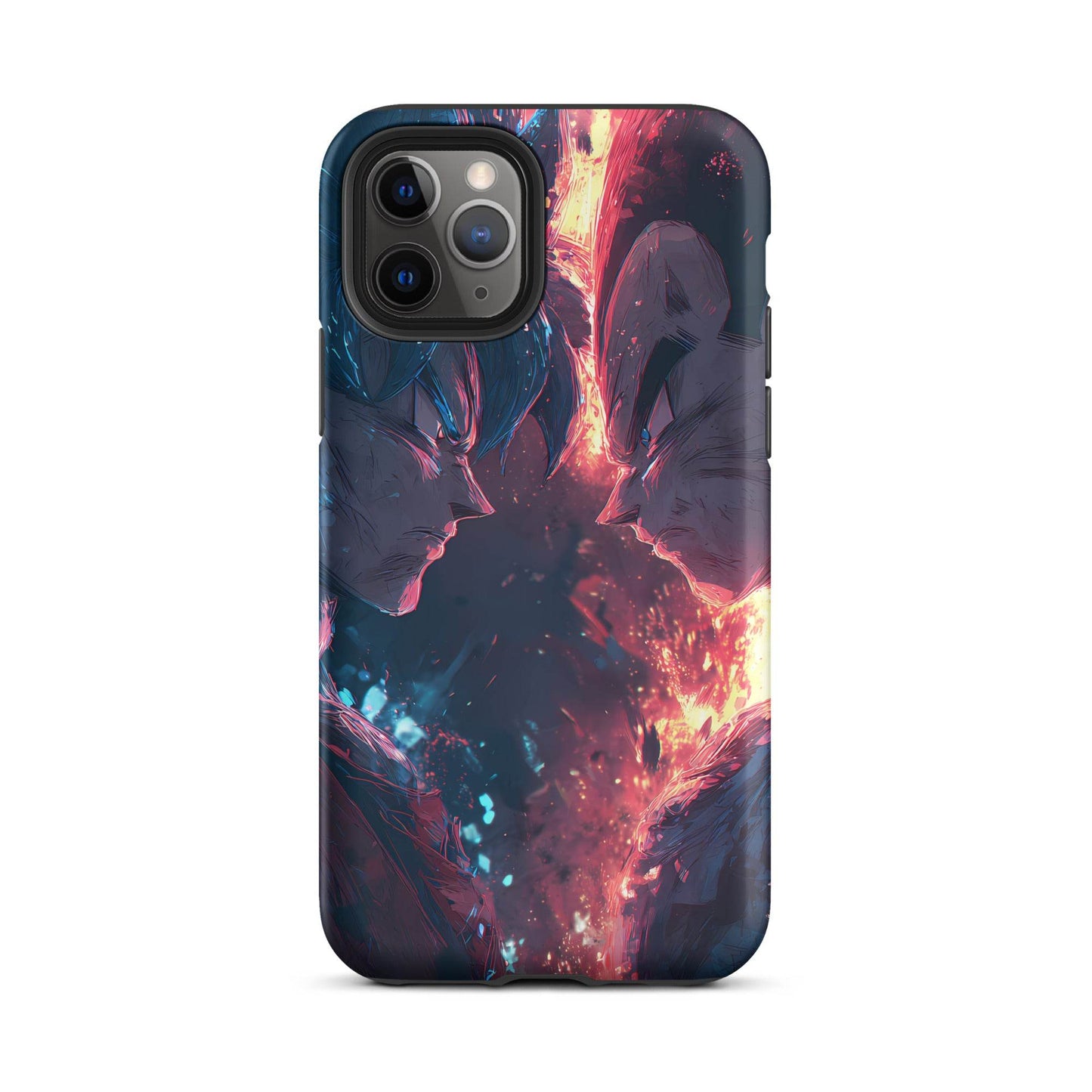 Goku Vs Vegeta, Dragon Ball Z Anime Fan Art Tough Case for iPhone® - Chromavolt