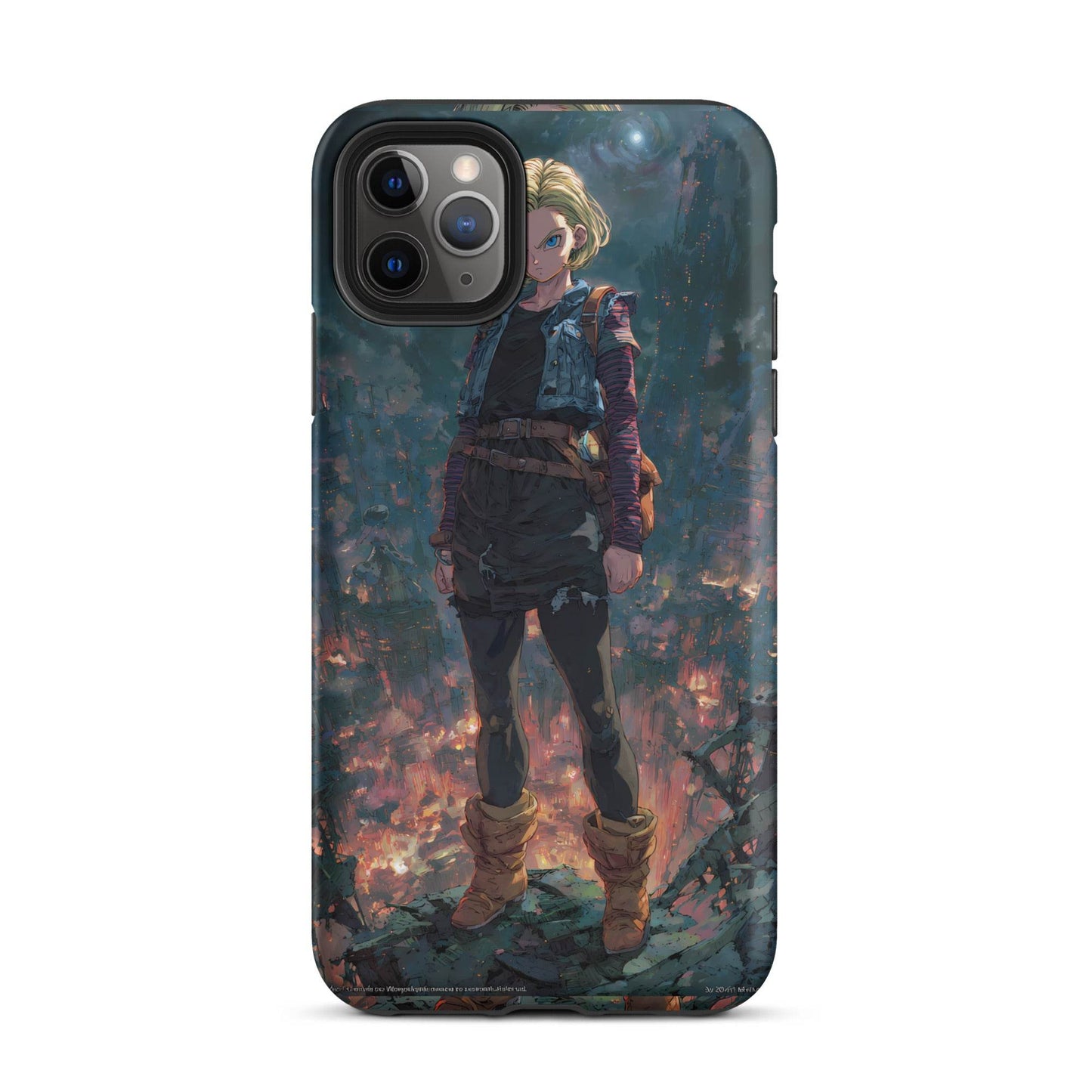 Android 18 Dragon Ball Z Anime Tough Case for iPhone® - Chromavolt