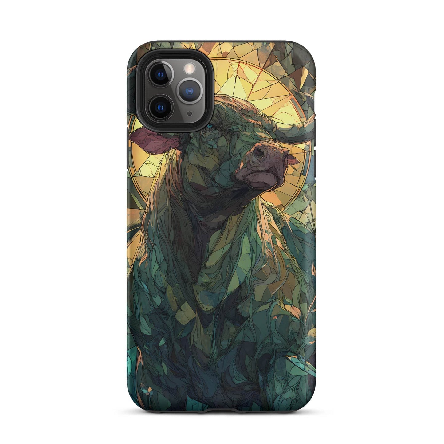 Taurus Zodiac Sign Fan Art Tough Case for iPhone® - Chromavolt
