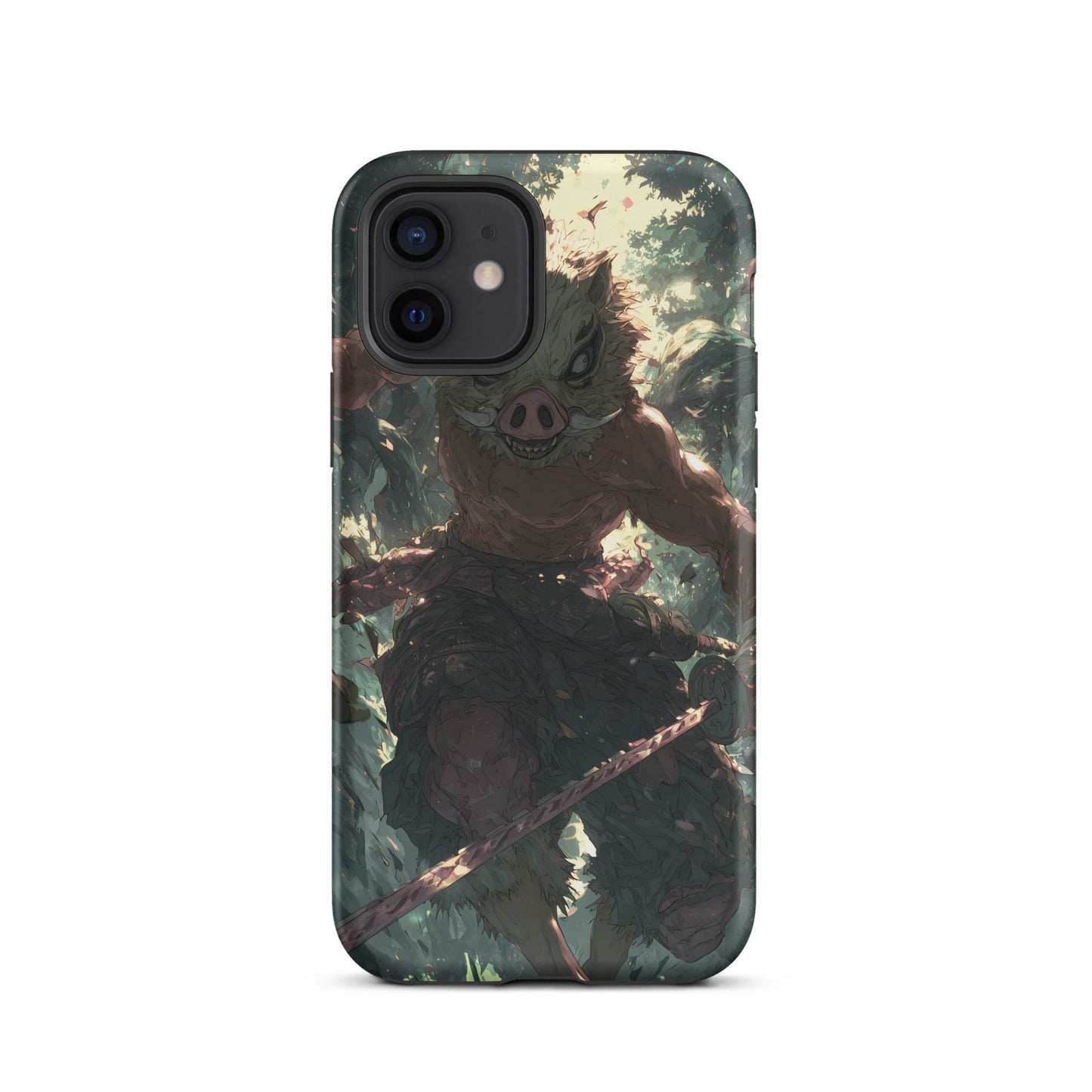 Inosuke Hashibira Demon Slayer Anime Fan Art Tough Case for iPhone® - Chromavolt