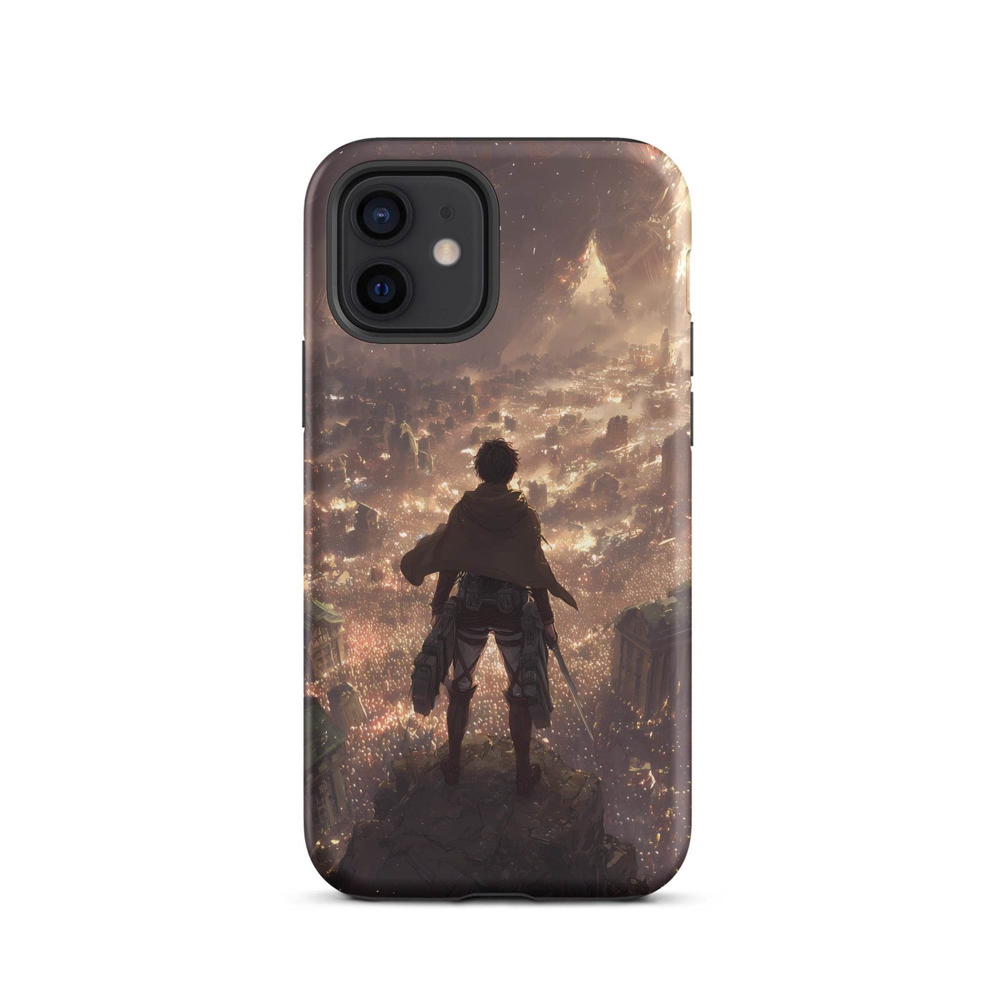 Eren Jaeger, Attack On Titan Anime Fan Art Tough Case for iPhone® - Chromavolt